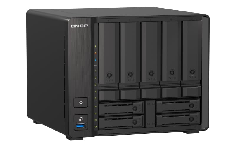 qnap-ts-h973ax-8g-serveur-nas-tower-9-baies-10gbe-amd image 5