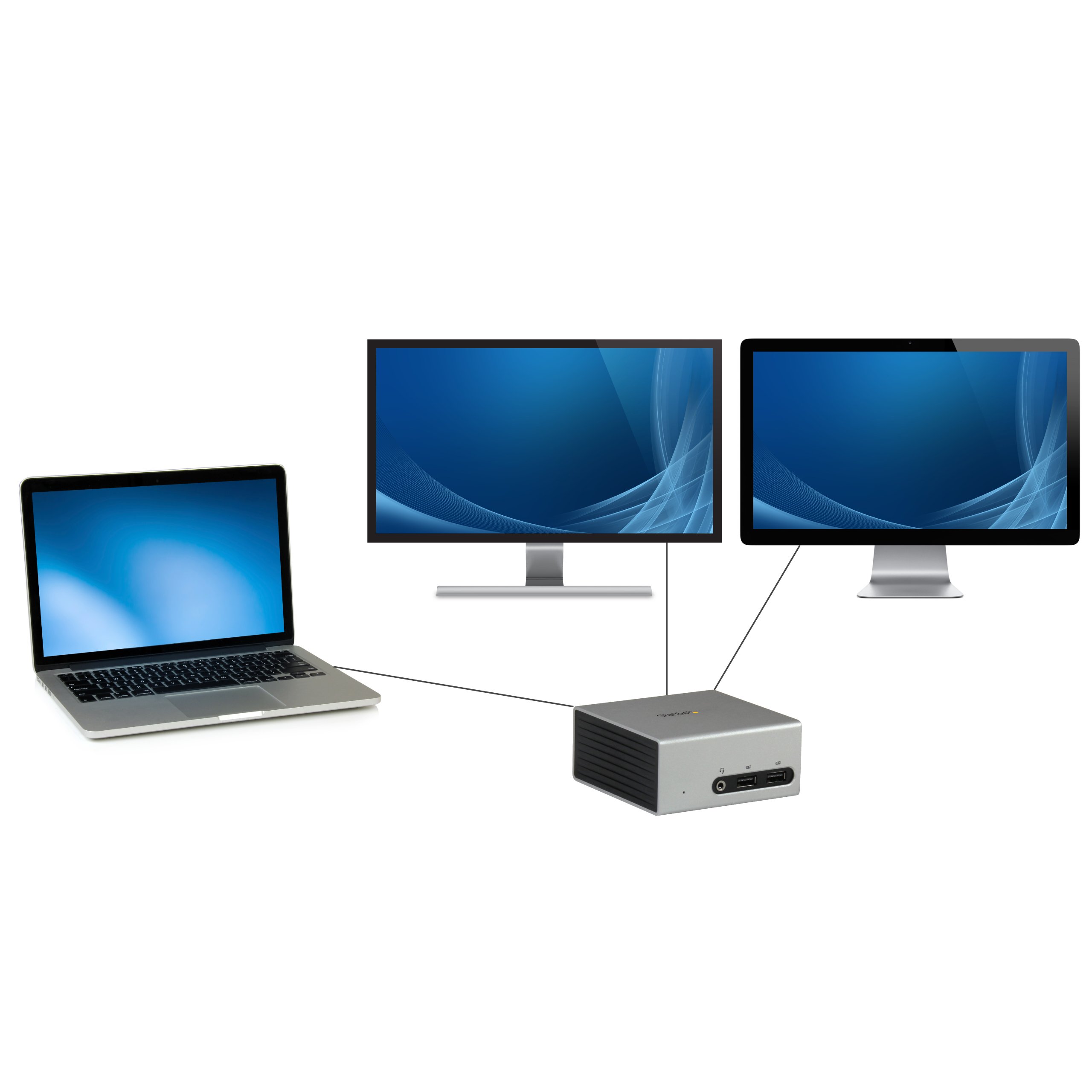 startech-com-usb3smdock4k-station-d-accueil-usb-3-0-double-hdmi-dvi-4k-4x-usb image 3