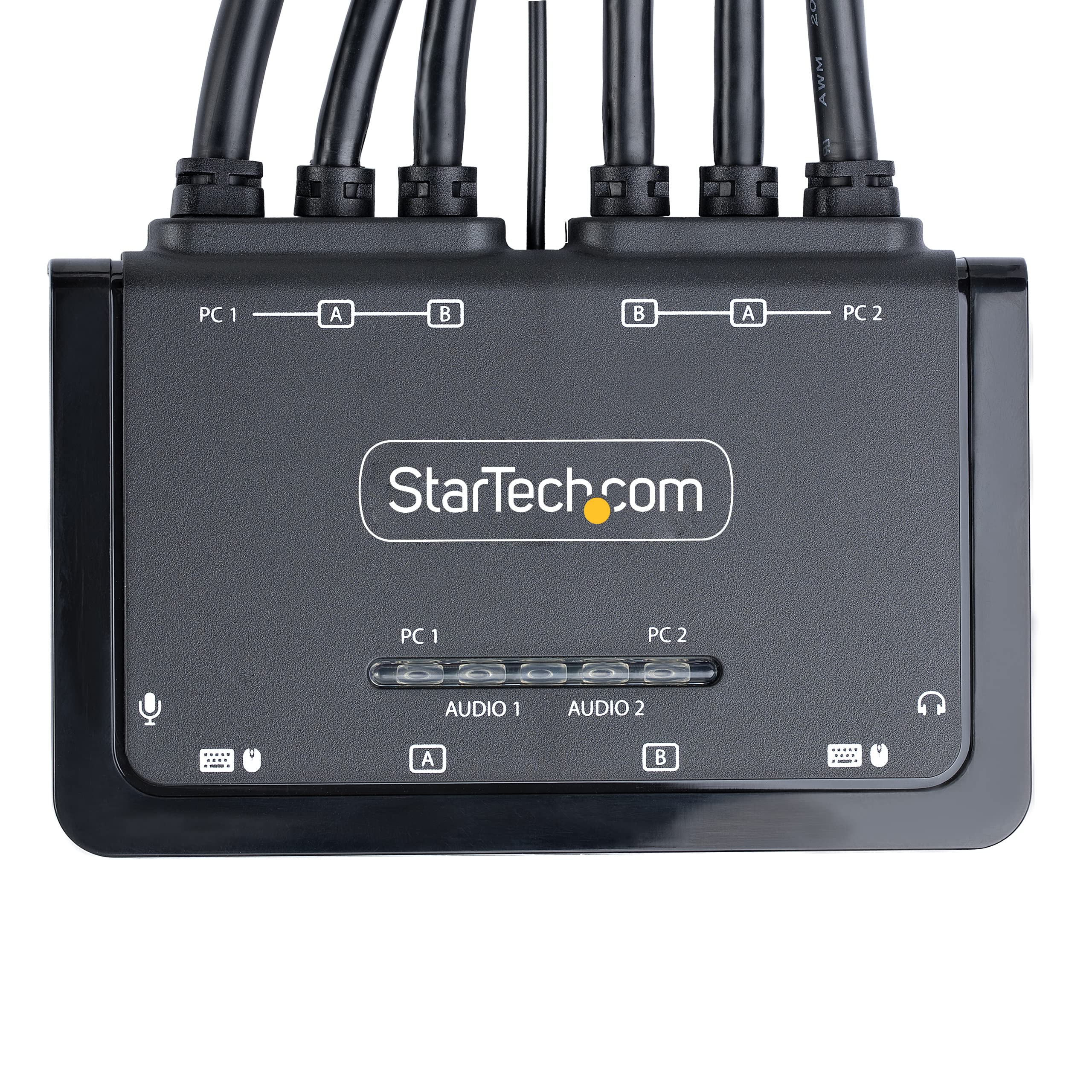 startech-com-switch-kvm-displayport-2-ports-double-cran-4k-60hz-aliment-usb image 7