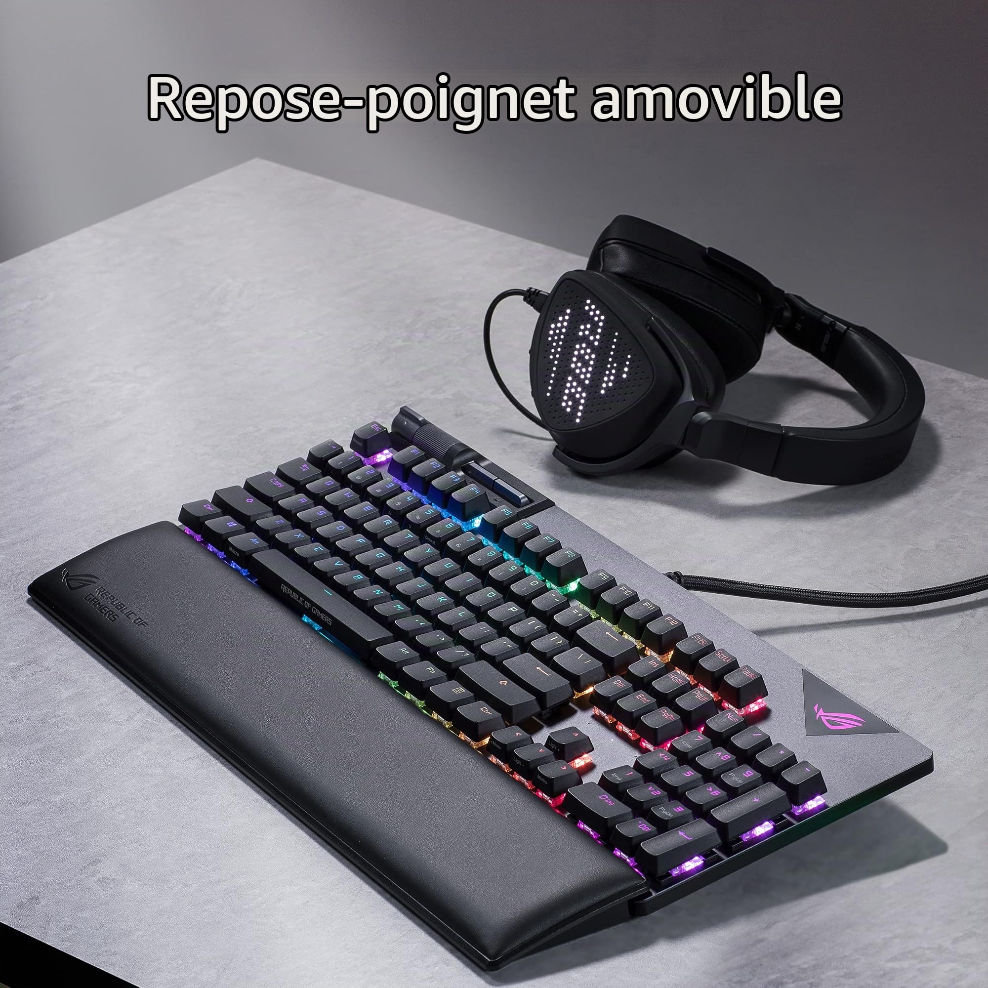 asus-rog-strix-flare-ii-clavier-m-canique-gaming-azerty-rog-nx-red image 6