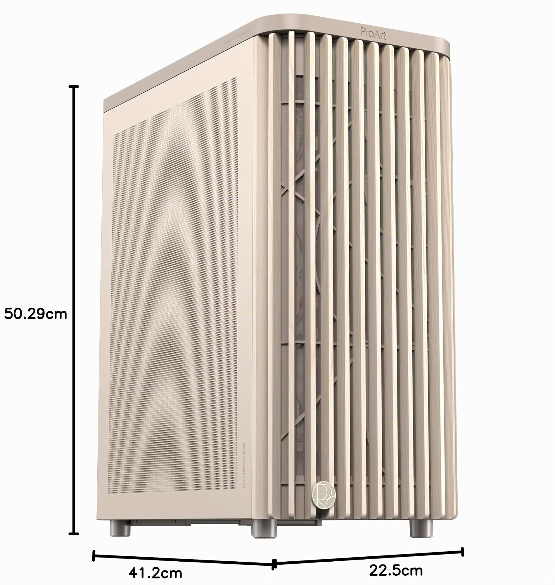 asus-rog-proart-pa401-wood-edition-bo-tier-pc-atx-mesh-beige image 8