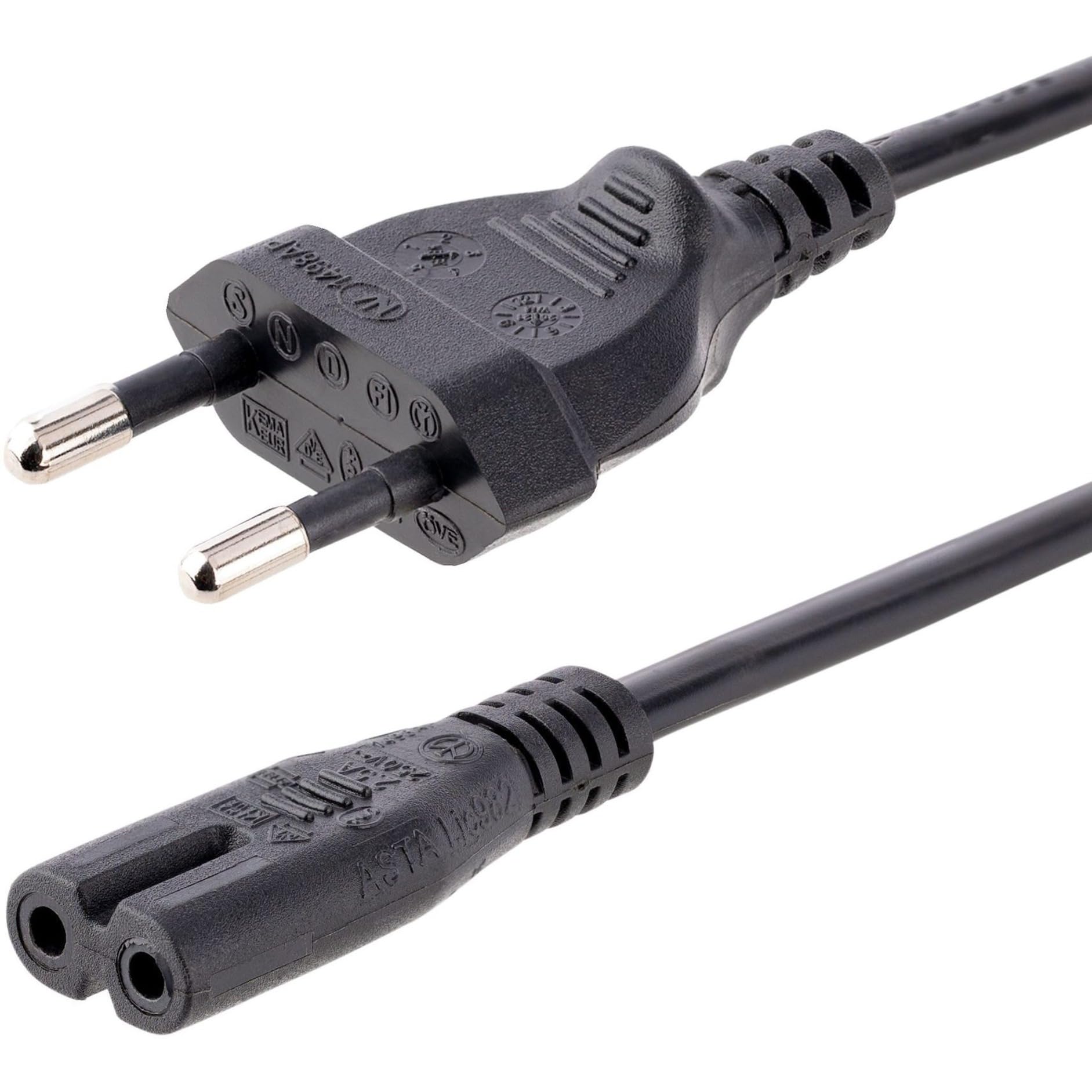 startech-com-cordon-alimentation-portable-1m-ue-vers-c7-c-ble-secteur-laptop image 1
