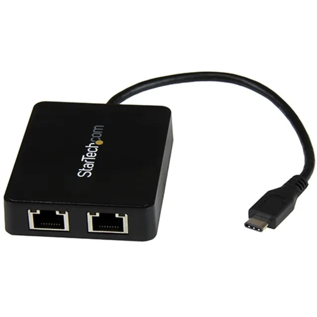startech-com-adaptateur-usb-c-vers-double-gigabit-ethernet-usb-3-0 image 1