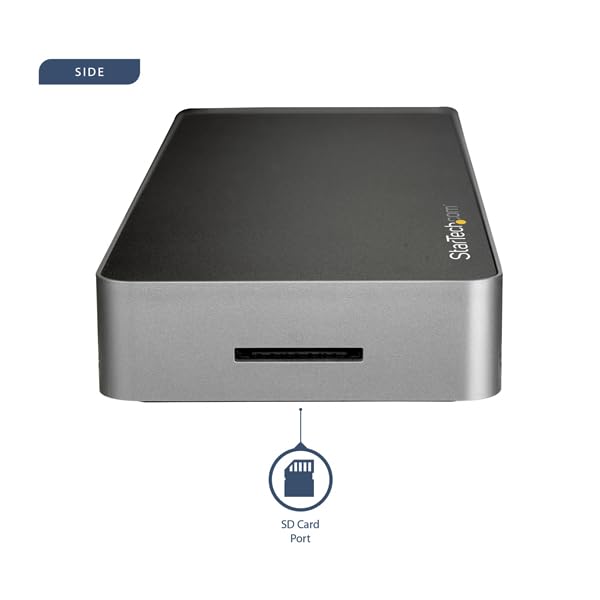 startech-com-station-d-accueil-usb-c-double-hdmi-displayport-4k-60w-gbe-sd image 5