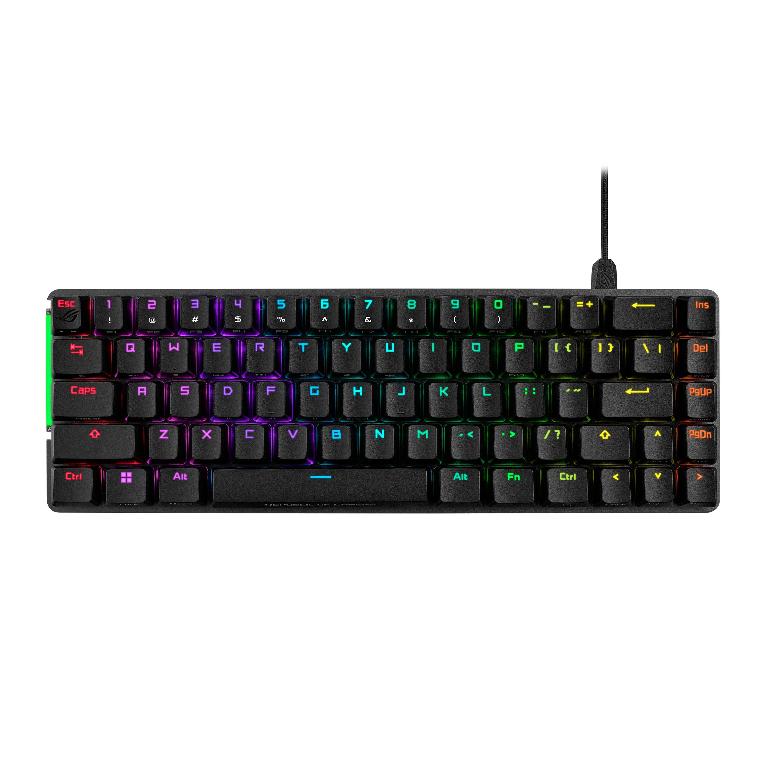 asus-rog-falchion-ace-black-azerty-clavier-gaming-m-canique-65-filaire-dual-usb- image 1
