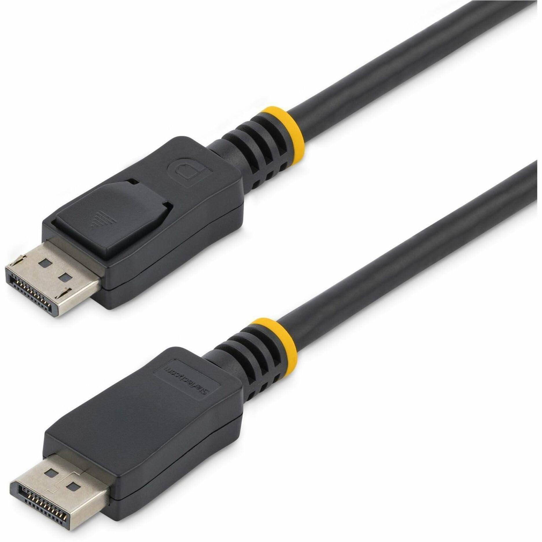 startech-com-displ50cm-c-ble-displayport-1-2-0-5-m-4k-60hz-certifi-vesa-noir image 1