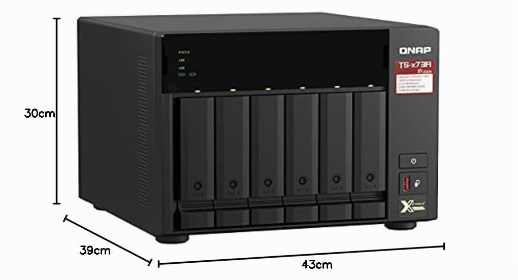 qnap-ts-673a-serveur-nas-6-baies-amd-ryzen-2-5gbe-m-2-nvme-pcie image 7