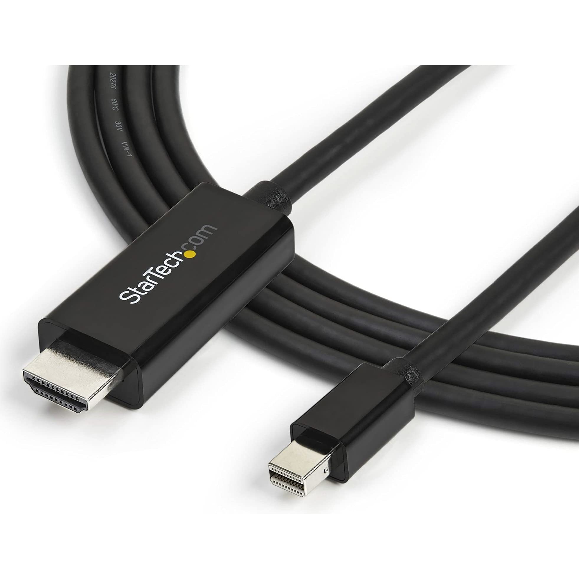 startech-com-mdp2hdmm3mb-c-ble-mini-displayport-vers-hdmi-4k-3-m-noir image 8