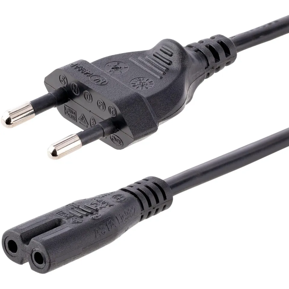startech-com-cordon-alimentation-portable-1m-ue-vers-c7-c-ble-secteur-laptop image 1