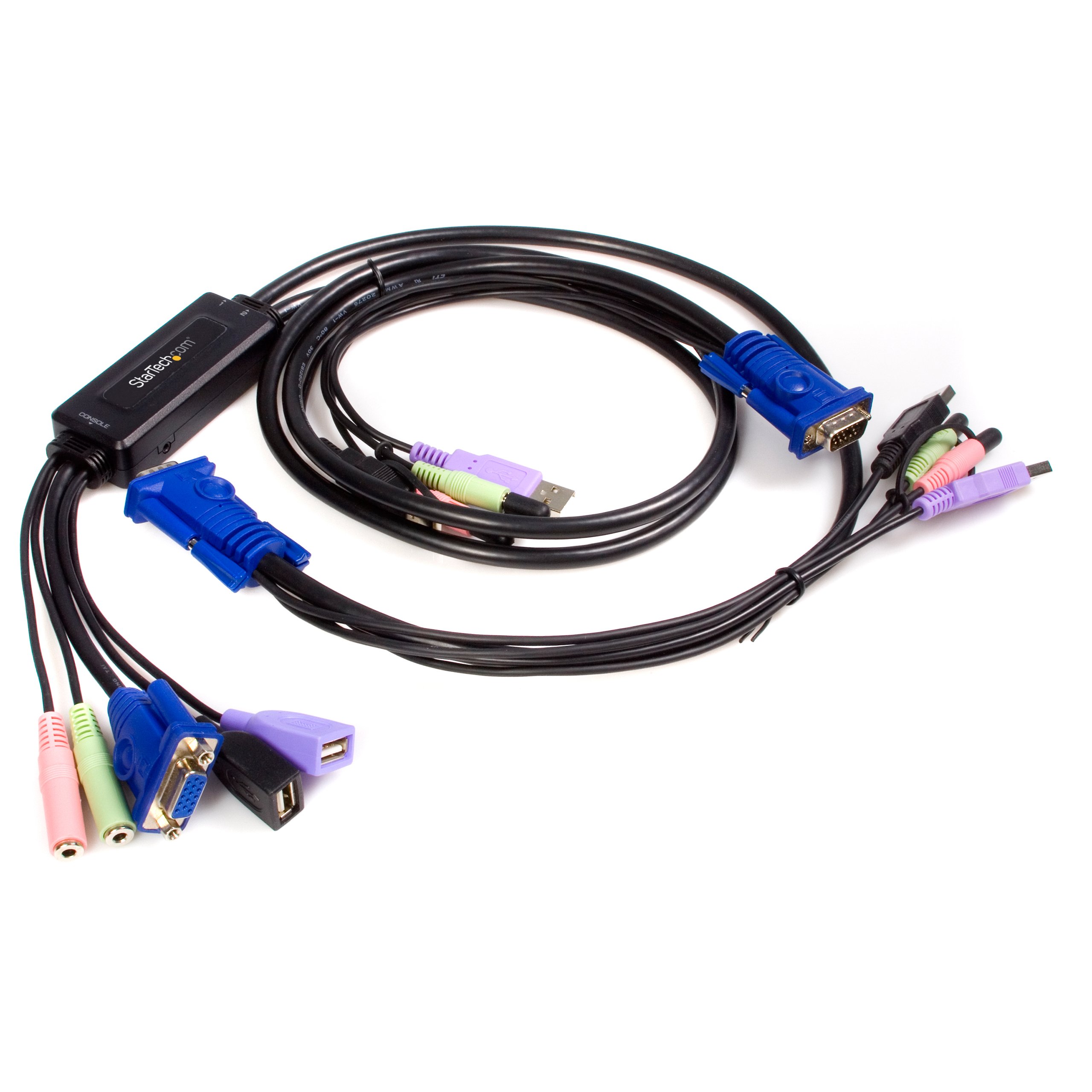 startech-com-sv215micusba-commutateur-kvm-2-ports-vga-usb-audio image 1