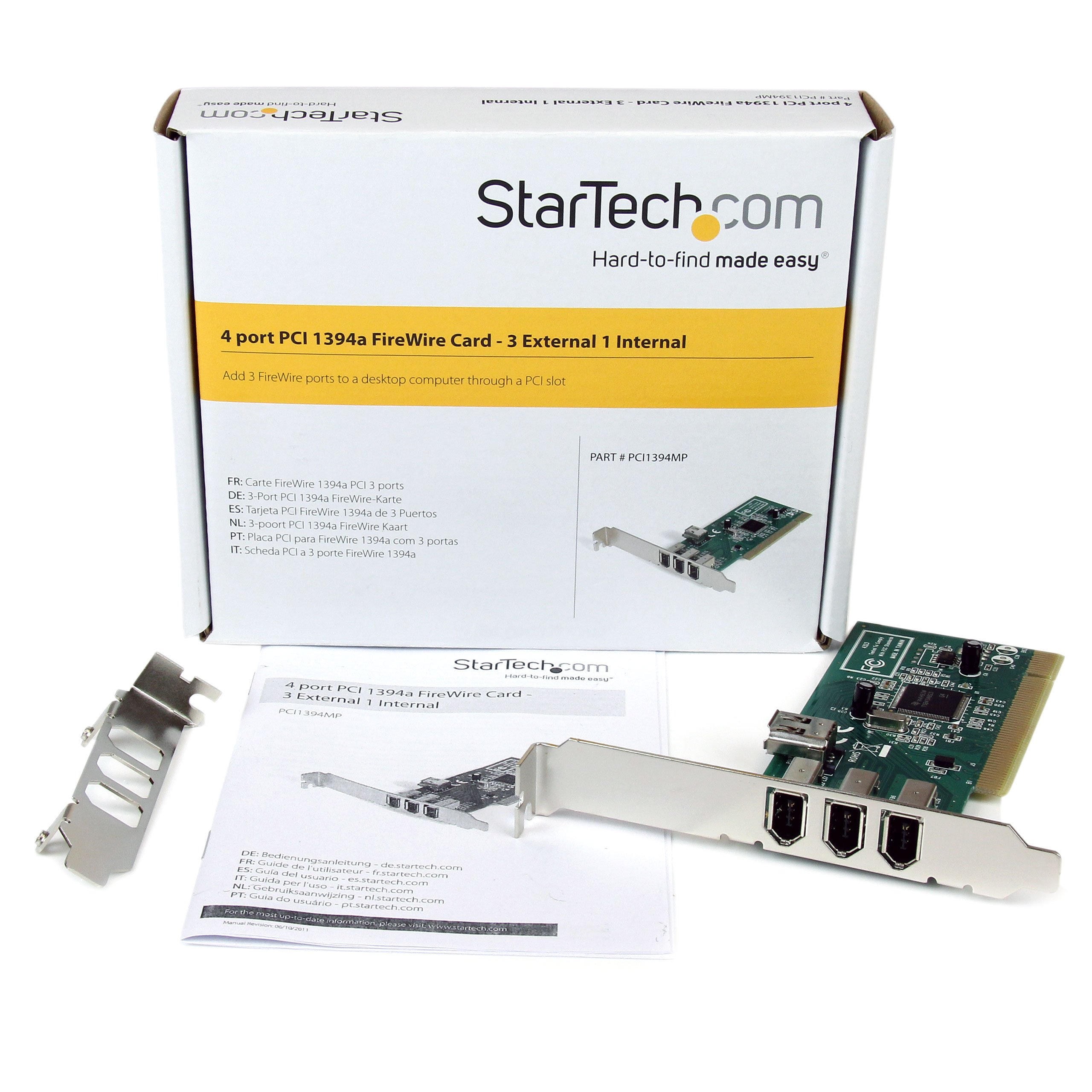 startech-com-carte-adaptateur-pci-vers-4-ports-firewire400-6-broches-3-externes- image 6
