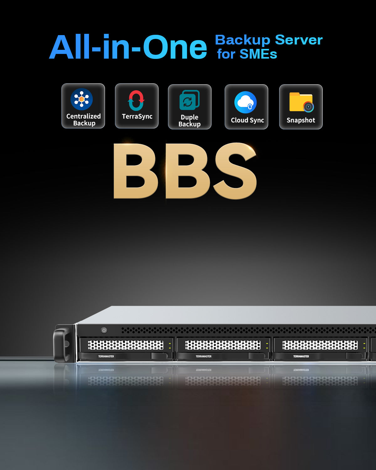 terramaster-u4-500-nas-rackmount-1u-4-baies-intel-core-i3-1215u-double-10-gbe image 3