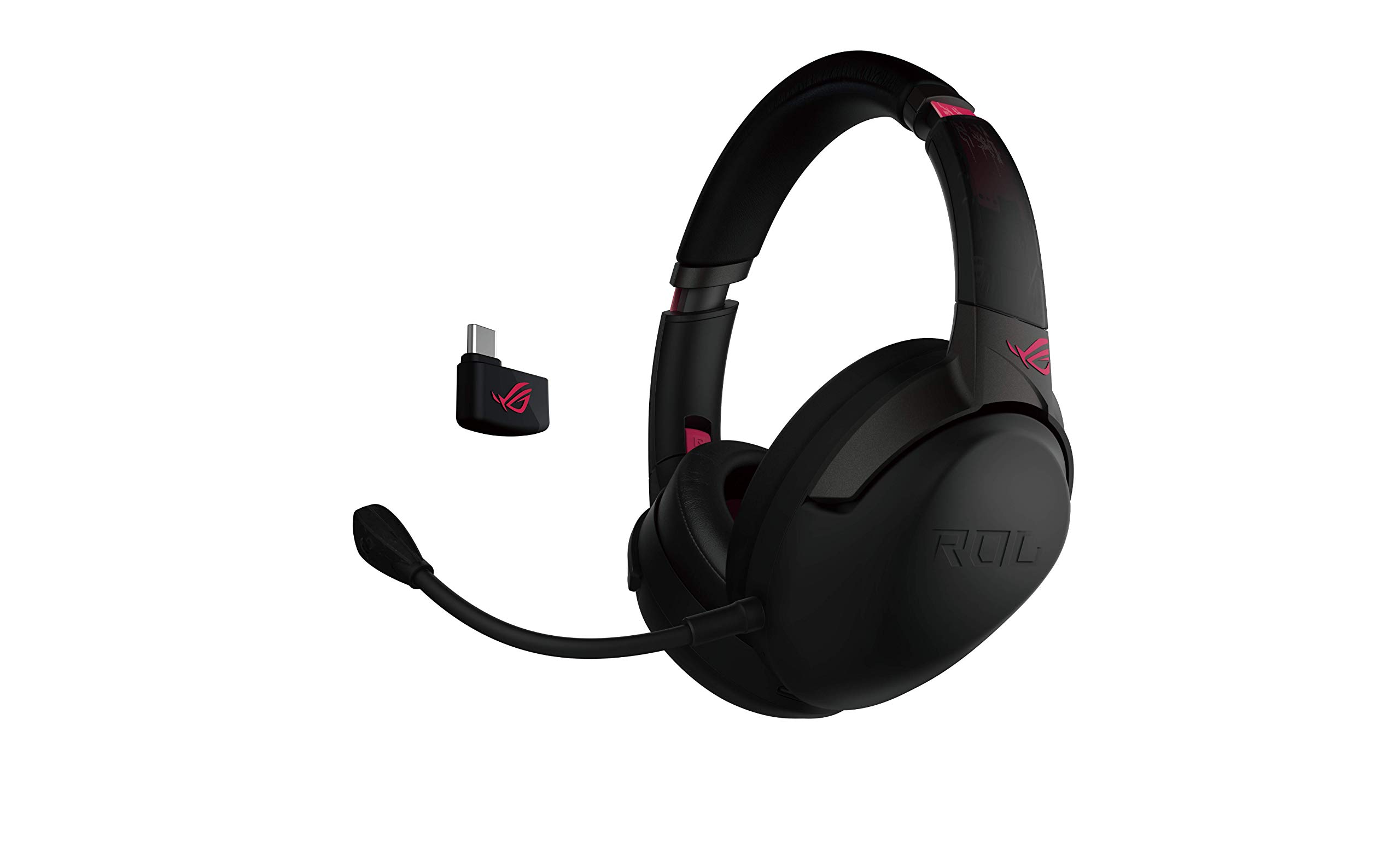 asus-rog-strix-go-2-4-electro-punk-casque-gaming-sans-fil-2-4-ghz-usb-c image 3