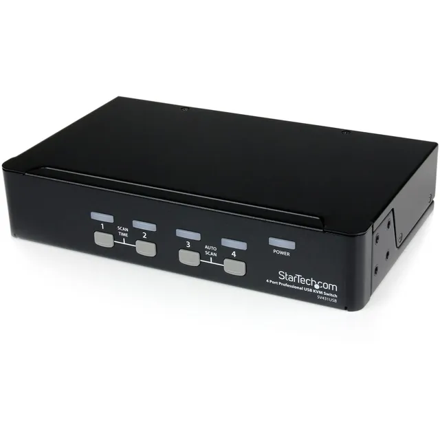 startech-com-sv431usb-switch-kvm-usb-vga-4-ports-rack-1u image 1