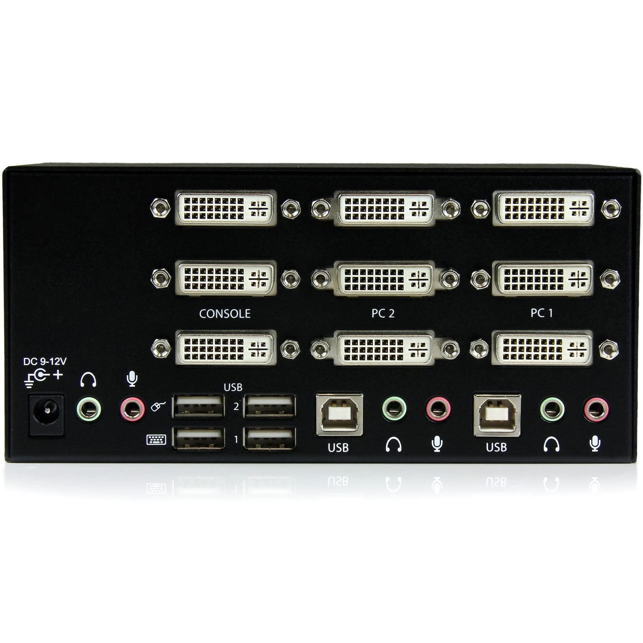 startech-com-sv231tdviua-switch-kvm-2-ports-triple-dvi-audio-usb-st12mhdlan-seri image 3