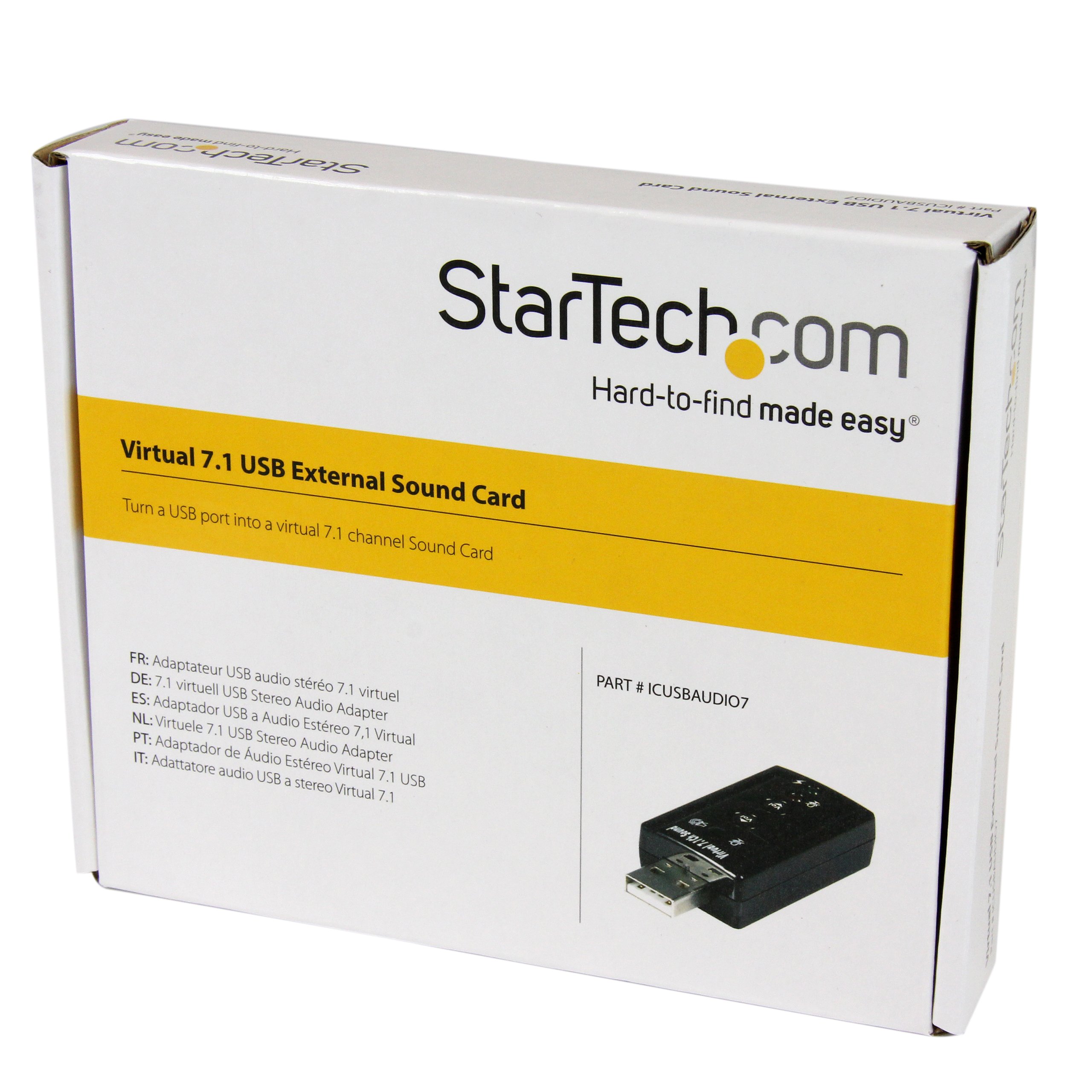 startech-com-icusbaudio7-adaptateur-audio-st-r-o-usb-7-1-virtuel image 4