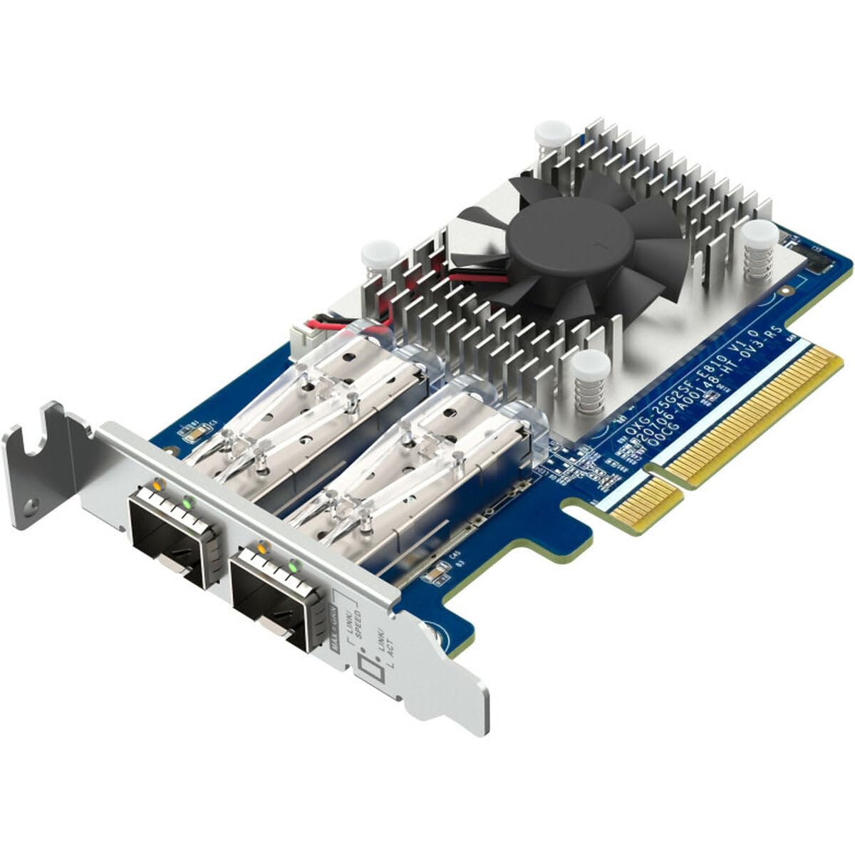 qnap-qxg-25g2sf-e810-carte-r-seau-2x25g-sfp28-pcie-pour-nas image 1