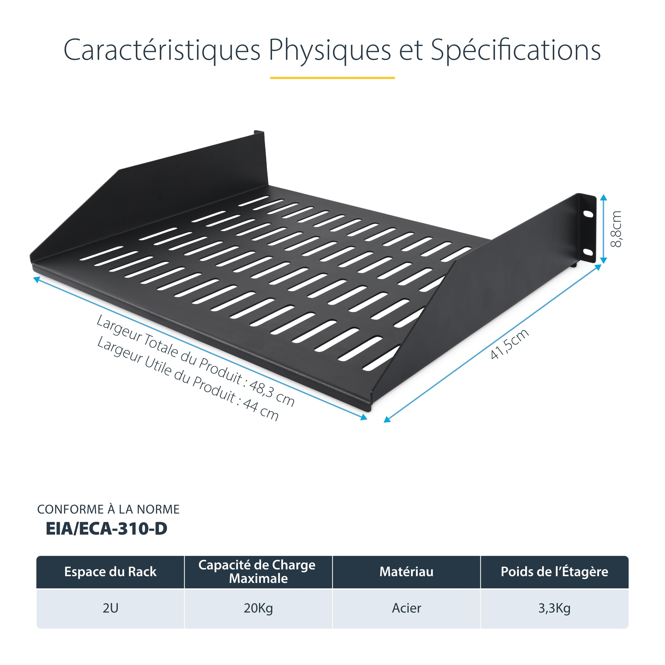 startech-com-cabshelfv2u-16-rack-tag-re-ventil-e-rack-19-2u-41-5cm-20kg image 5
