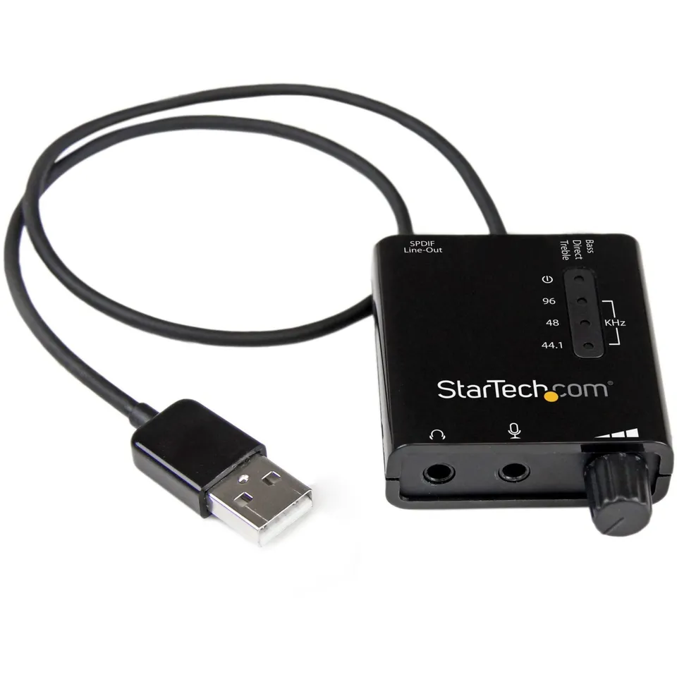 startech-com-icusbaudio2d-carte-son-externe-usb-sortie-s-pdif-3-5-mm image 1