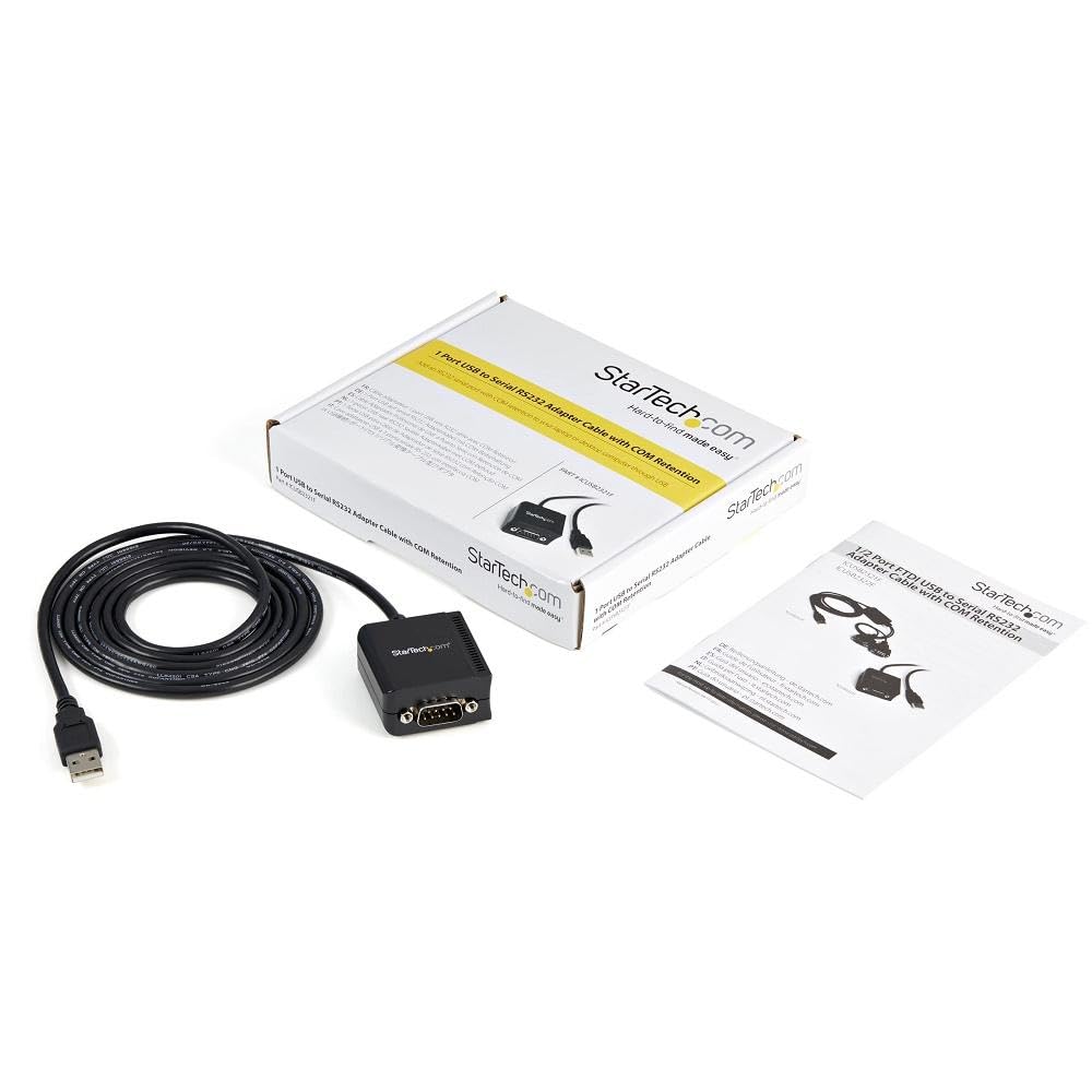 startech-com-icusb2321f-c-ble-adaptateur-usb-vers-s-rie-rs232-db9-ftdi-1-8-m image 2
