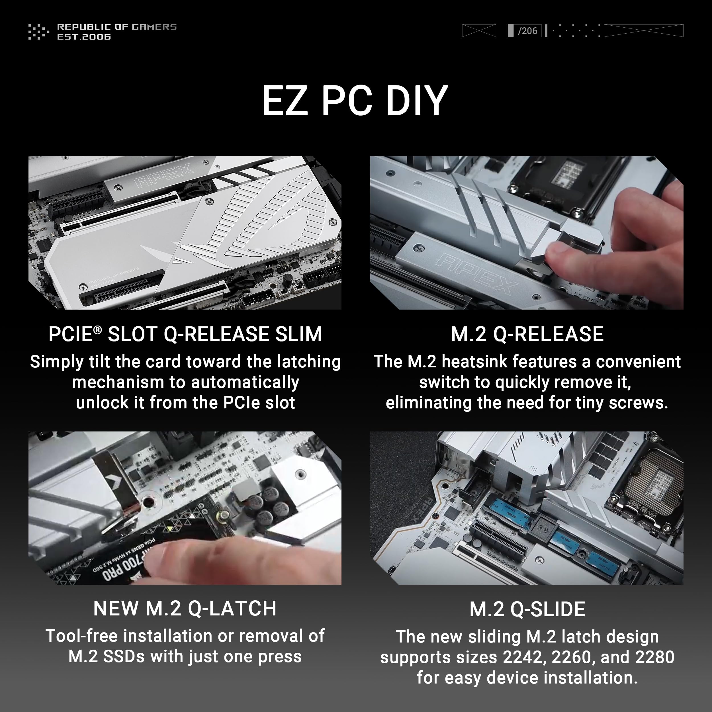 asus-rog-maximus-z890-apex-carte-m-re-gaming-intel-atx-lga1851-wifi-7 image 5