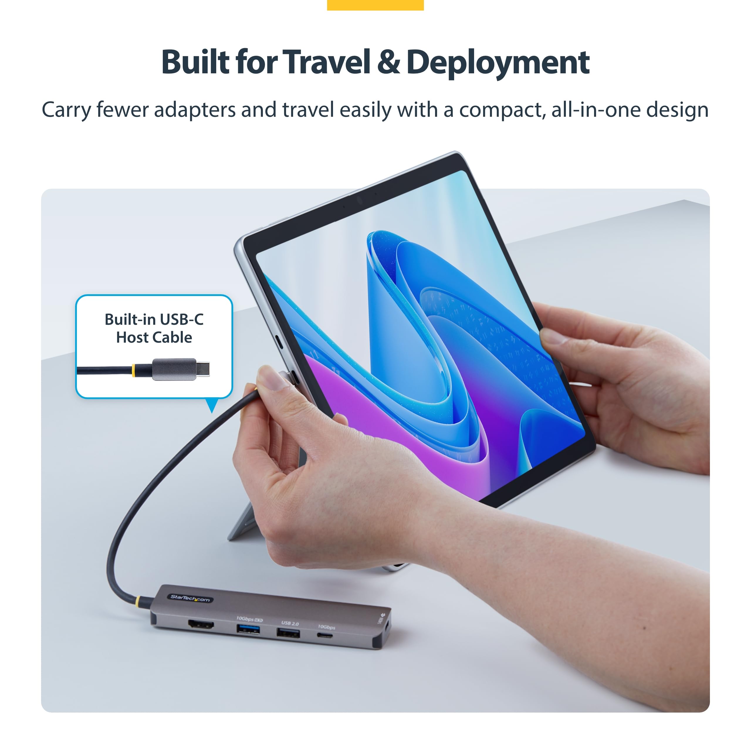 startech-com-hub-usb-c-5-en-1-vers-hdmi-4k-60hz-140w-pd image 4