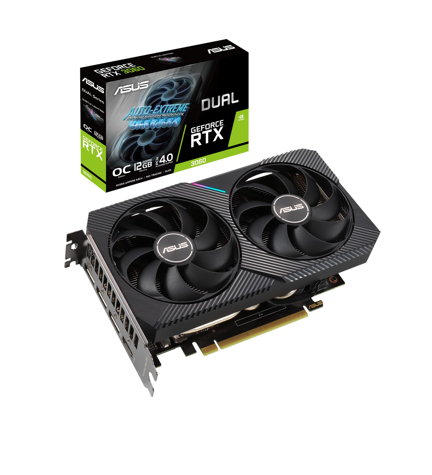 asus-rog-dual-nvidia-geforce-rtx-3060-v2-oc-edition-12-go-gddr6-carte-graphique- image 1