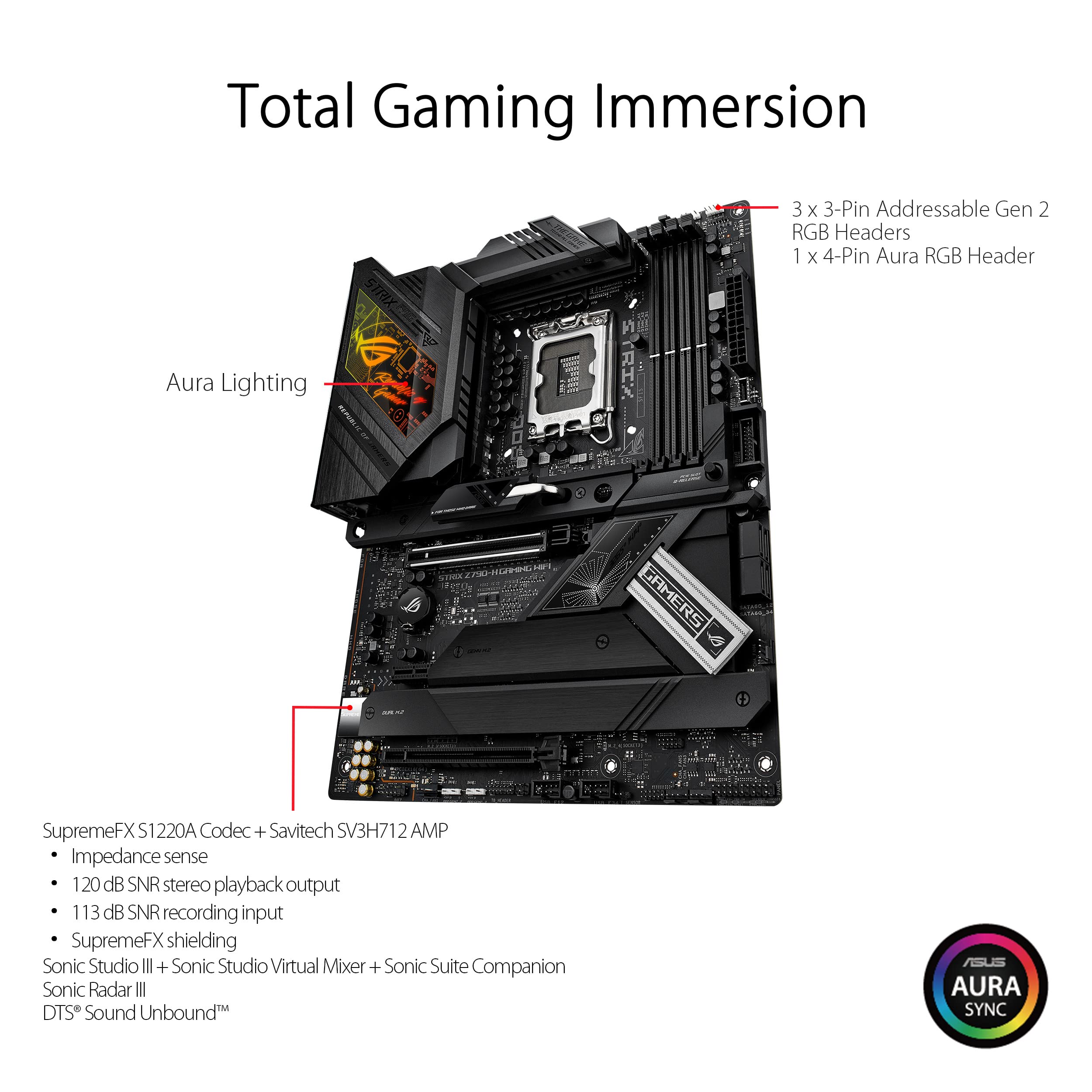 asus-rog-strix-z790-h-gaming-wifi-carte-m-re-intel-lga-1700-atx-ddr5-wifi-6e image 4
