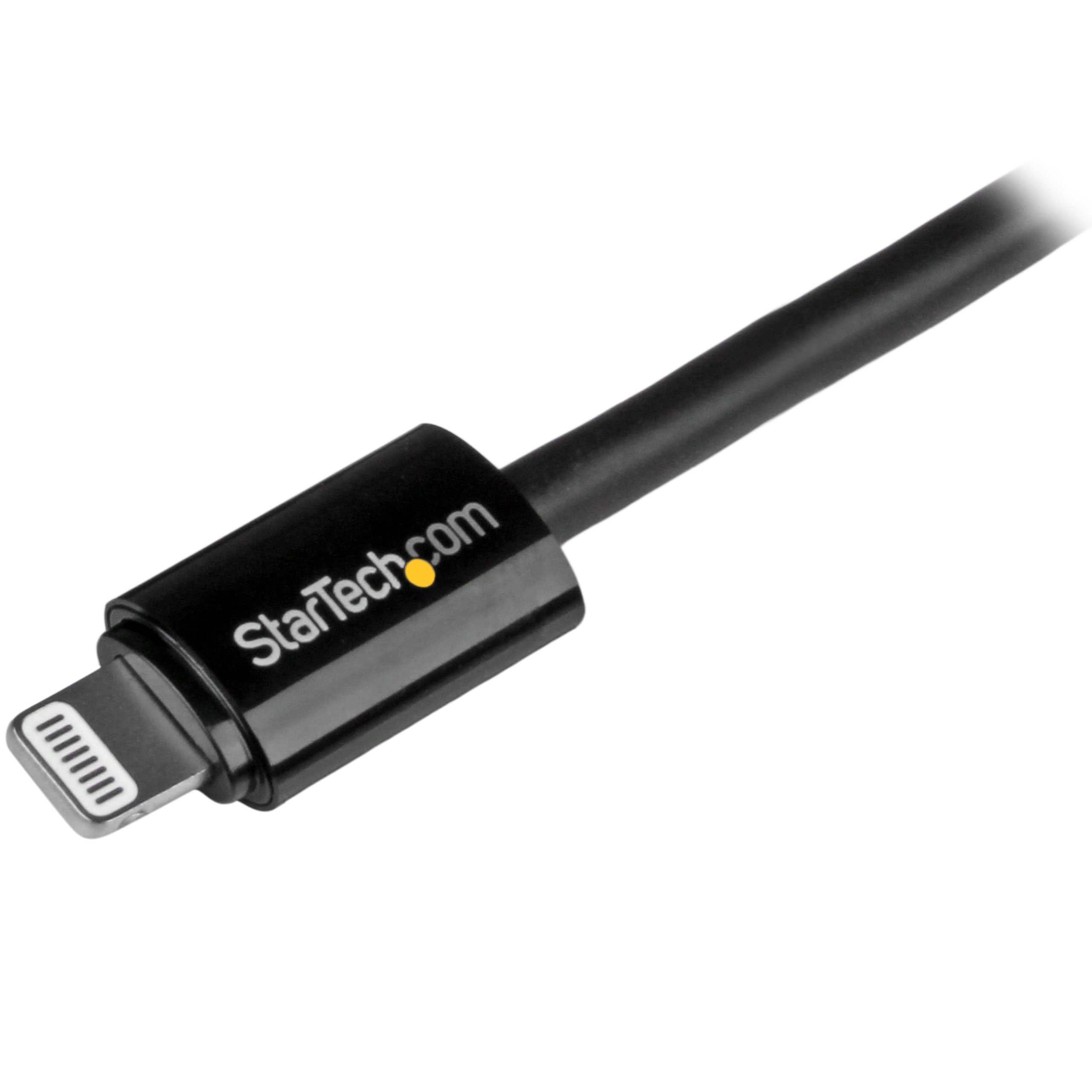 startech-com-usblt3mb-c-ble-usb-a-vers-lightning-3m-noir image 3