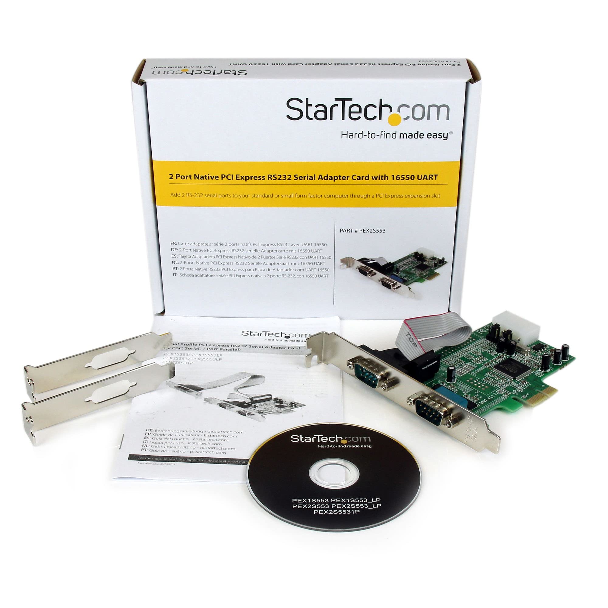 startech-com-pex2s553-carte-pcie-rs232-2-ports-db9-s-rie image 5