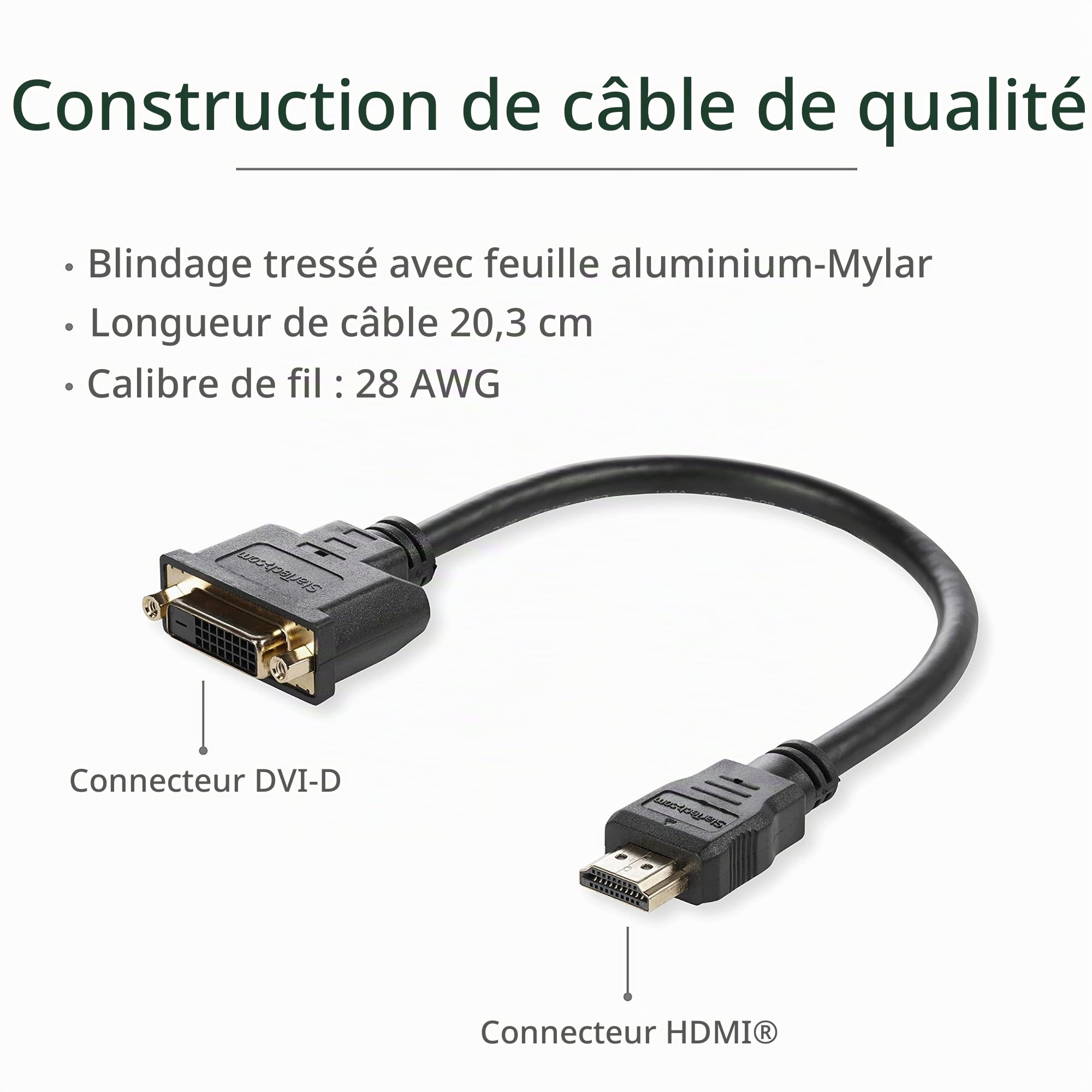 startech-com-c-ble-adaptateur-hdmi-vers-dvi-d-20-cm-m-le-femelle-hddvimf8in image 3