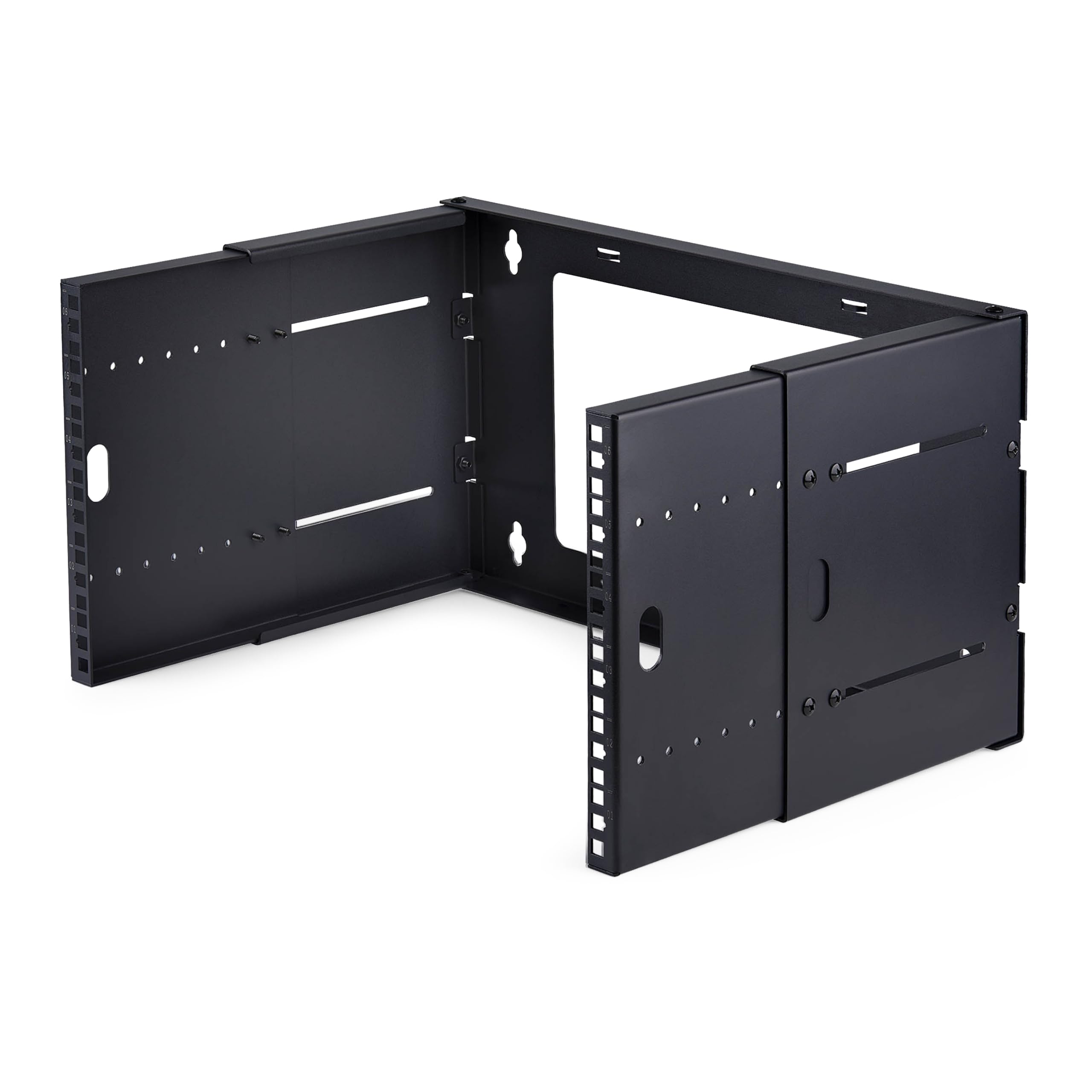 startech-com-rack-mural-6u-2-montants-19-r-glable-40-cm-ouvert-noir image 1