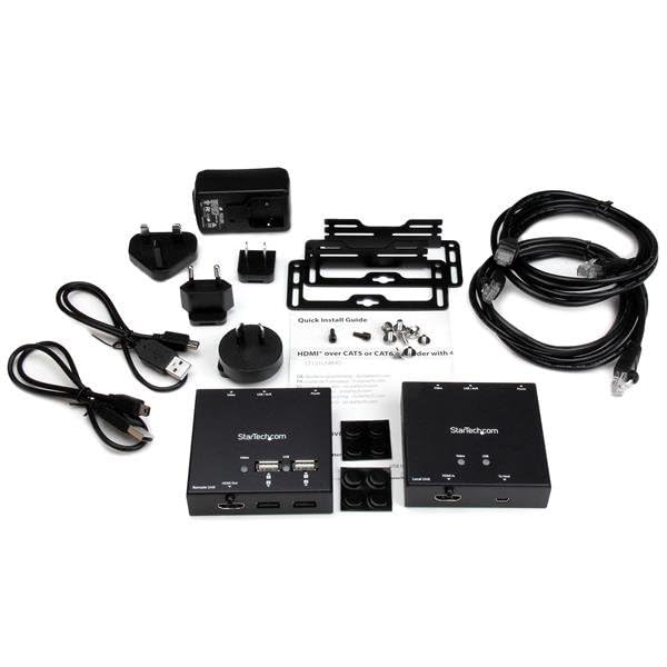 startech-com-extendeur-hdmi-sur-cat5e-cat6-hub-usb-4-ports-1080p-50-m image 7