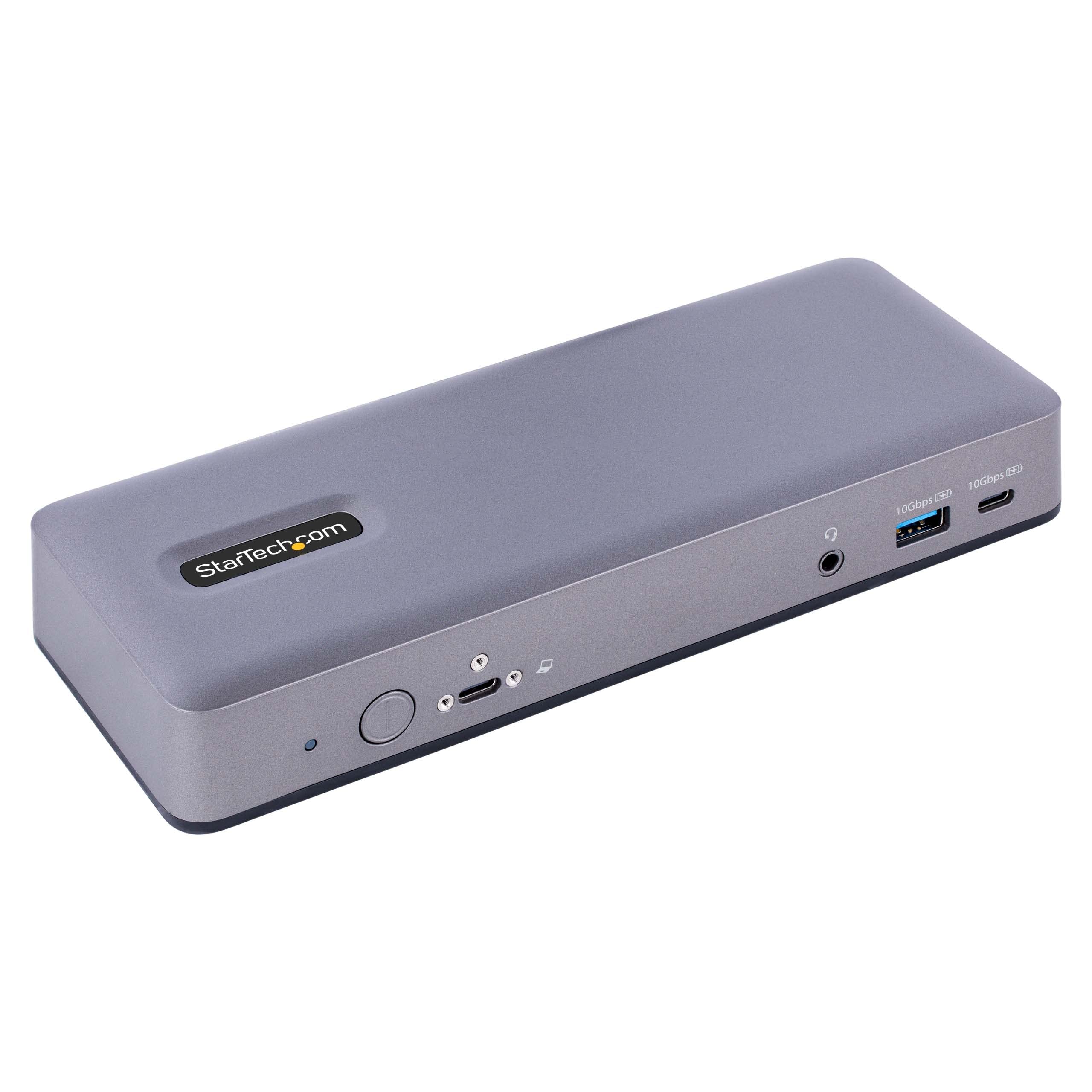 startech-com-dock-usb-c-triple-4k30-double-4k60-chromebook-7-ports-gbe-60w image 1