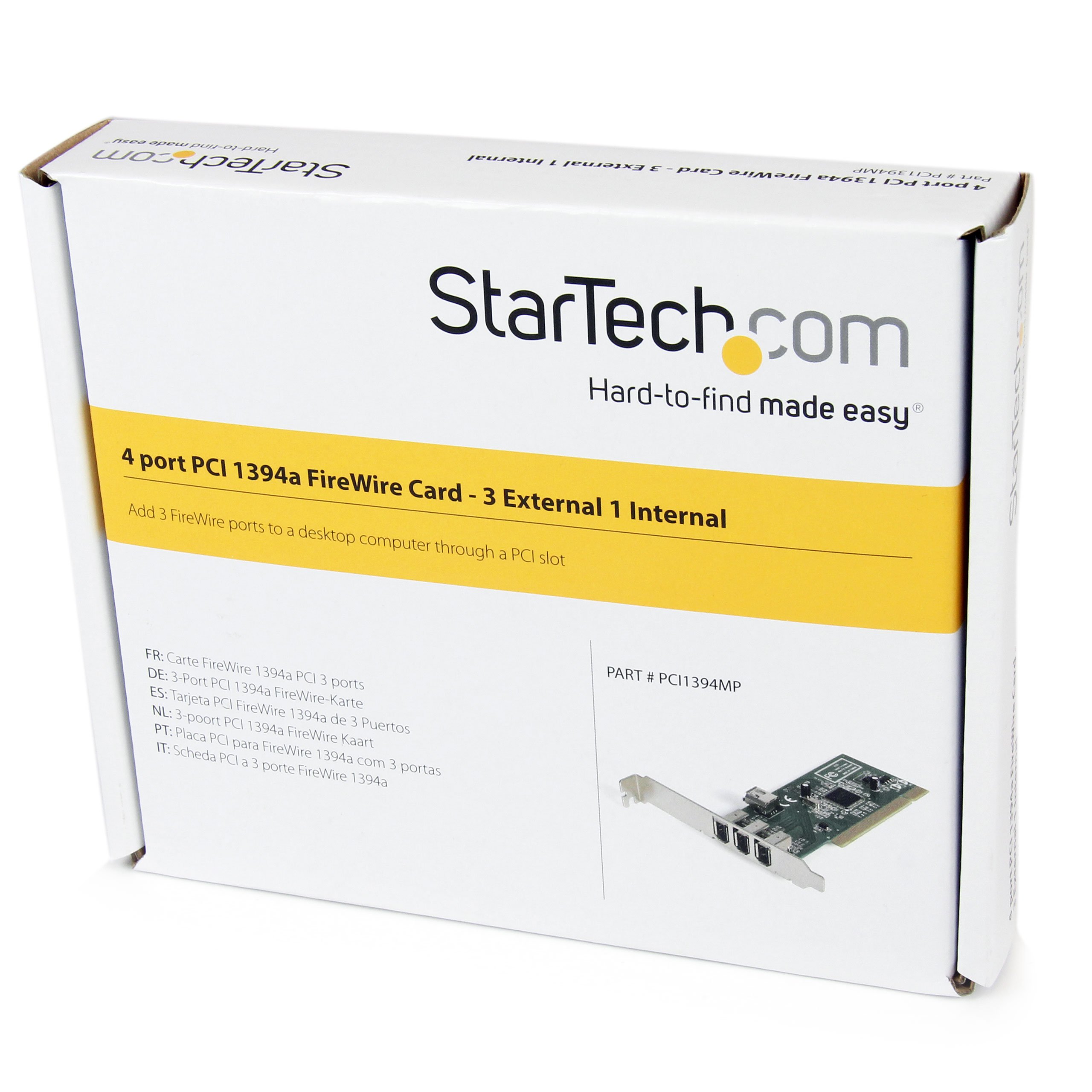 startech-com-carte-adaptateur-pci-vers-4-ports-firewire400-6-broches-3-externes- image 5