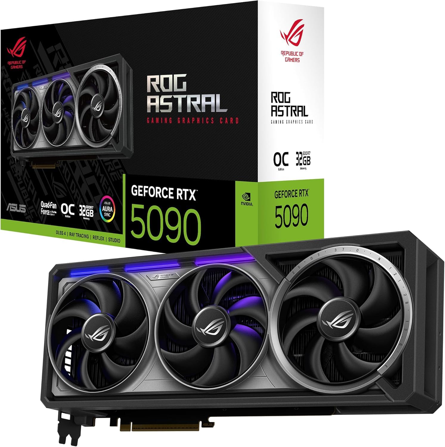 asus-rog-astral-geforce-rtx-5090-32gb-gddr7-oc-edition-carte-graphique-pcie-5-0 image 1