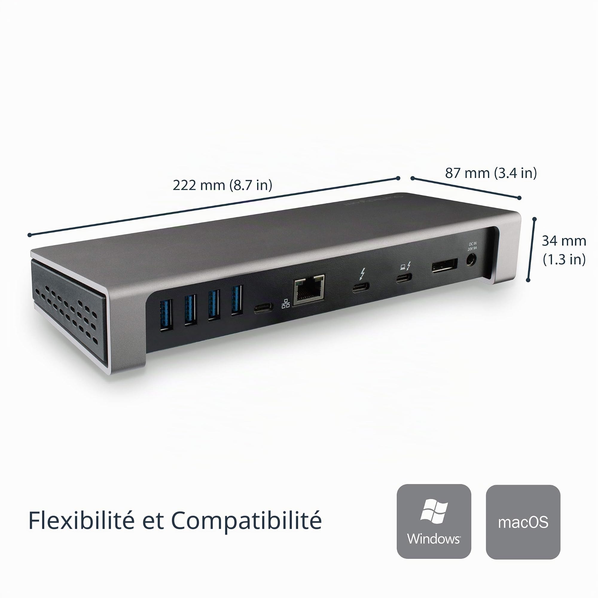 startech-com-station-d-accueil-thunderbolt-3-double-4k-60hz-85w-sd-usb-c image 8