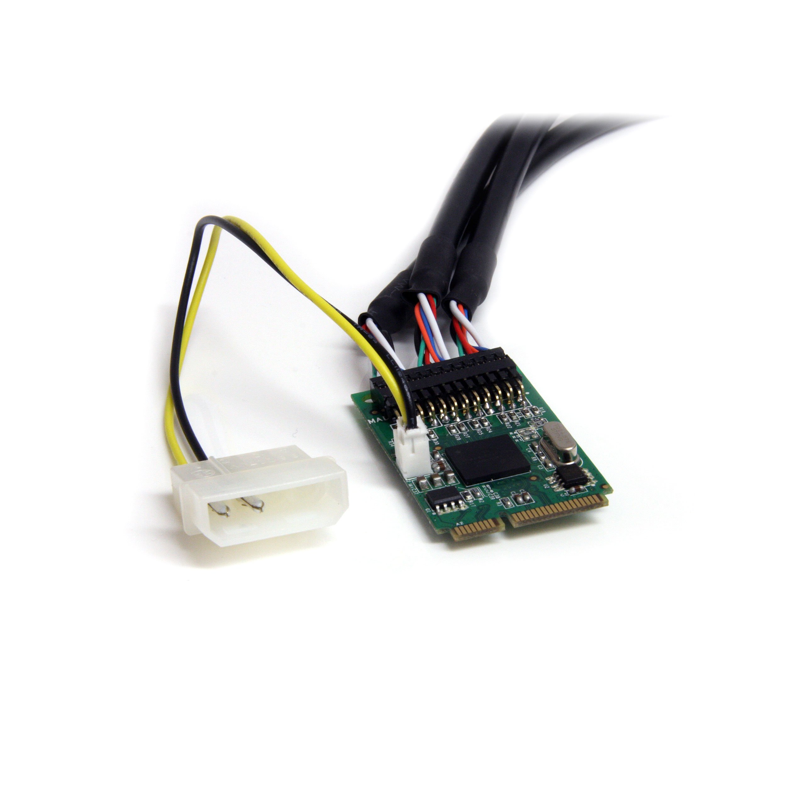 startech-com-mpex1394b3-carte-mini-pci-express-3-ports-firewire-800-400 image 2