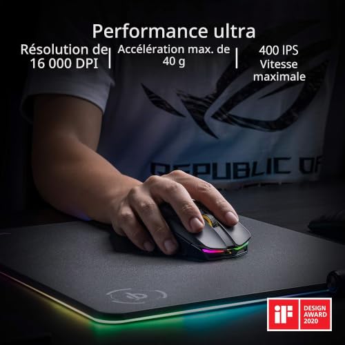 asus-rog-chakram-souris-gaming-sans-fil-qi-16000-dpi-noir-translucide image 7
