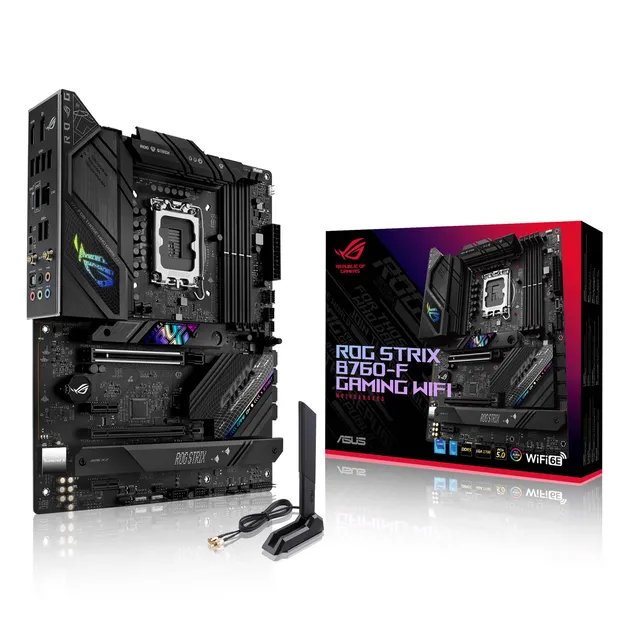 asus-rog-strix-b760-f-gaming-wifi-carte-m-re-intel-lga-1700-atx-ddr5 image 1