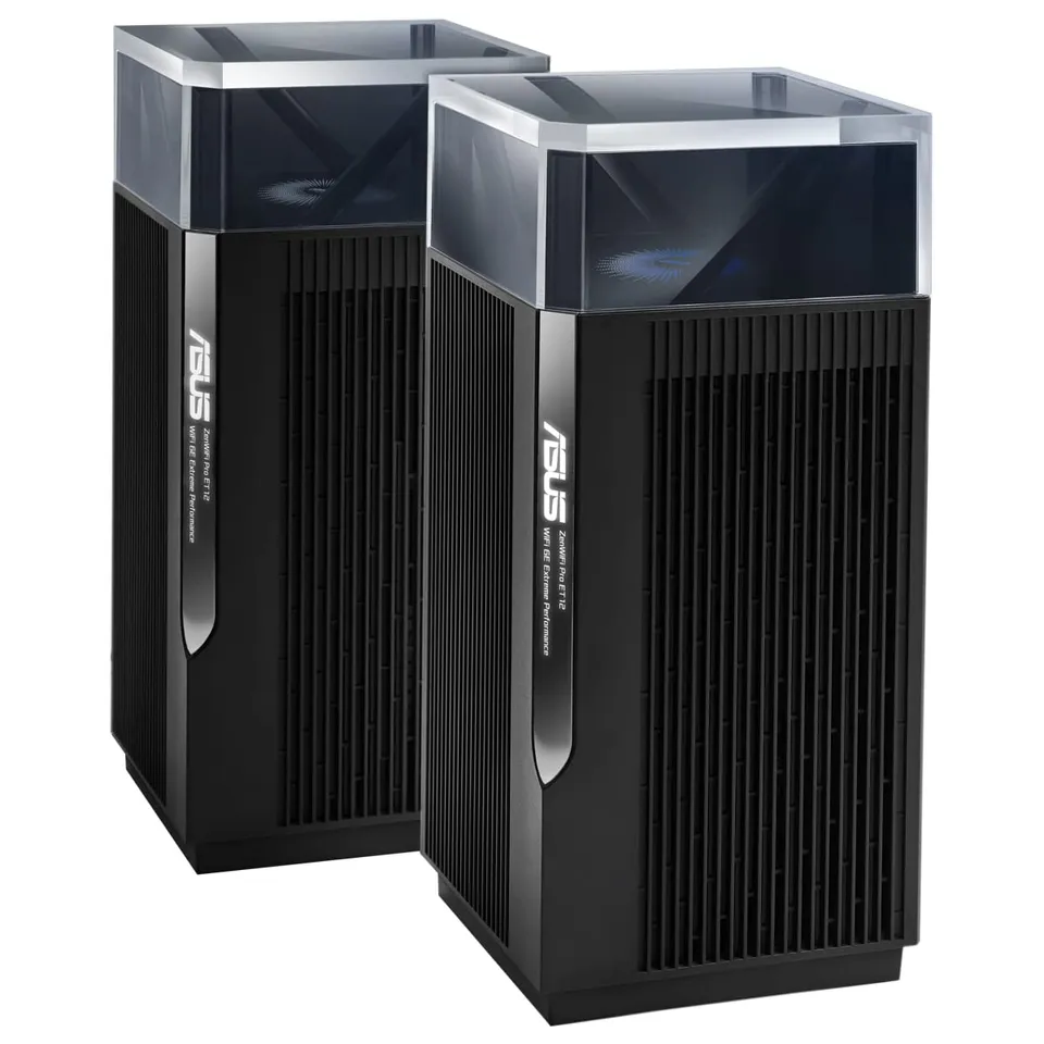 asus-rog-zenwifi-pro-et12-noir-syst-me-wi-fi-6e-ax-mesh-tri-bande-pack-de-2 image 1