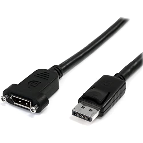 startech-com-c-ble-displayport-montage-sur-panneau-1-m-4k-m-f-blanc image 6