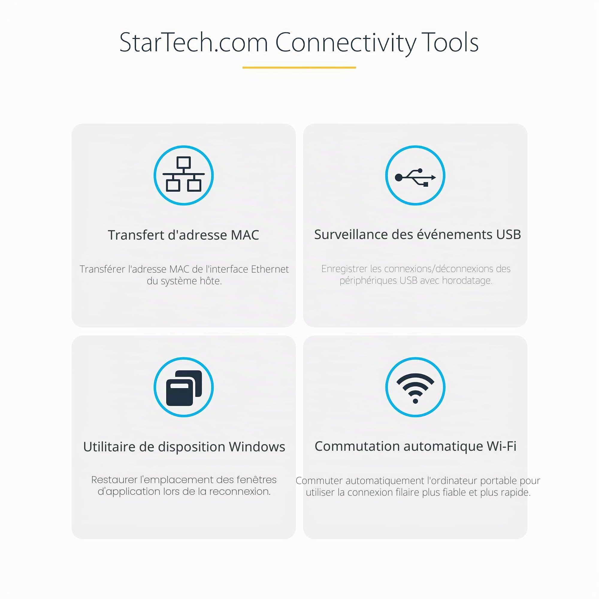 startech-com-station-d-accueil-usb-c-a-triple-4k-60hz-85w-gbe-displaylink image 8