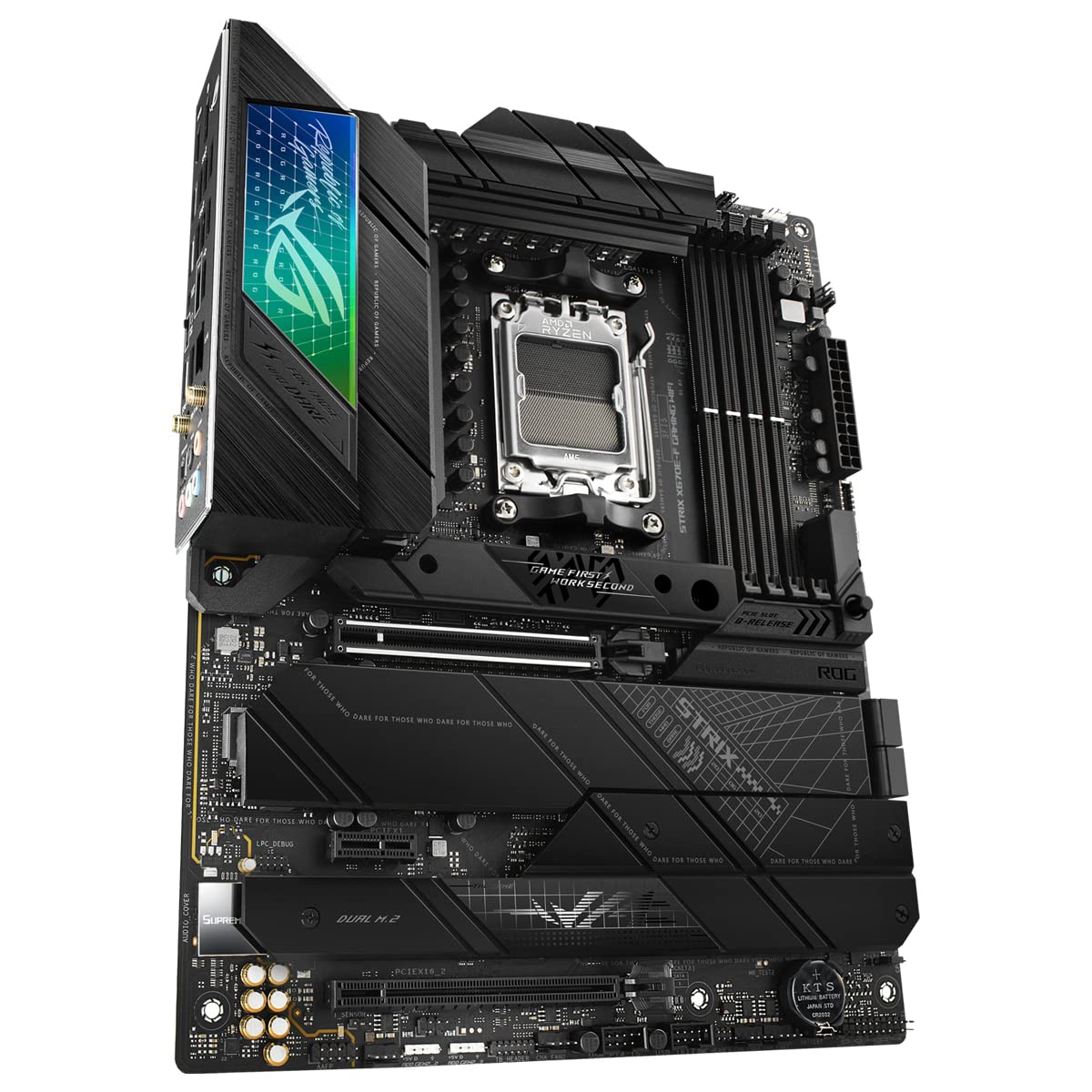 asus-rog-strix-x670e-f-gaming-wifi-carte-m-re-atx-am5-ddr5-pcie-5-0-wifi-6e image 8