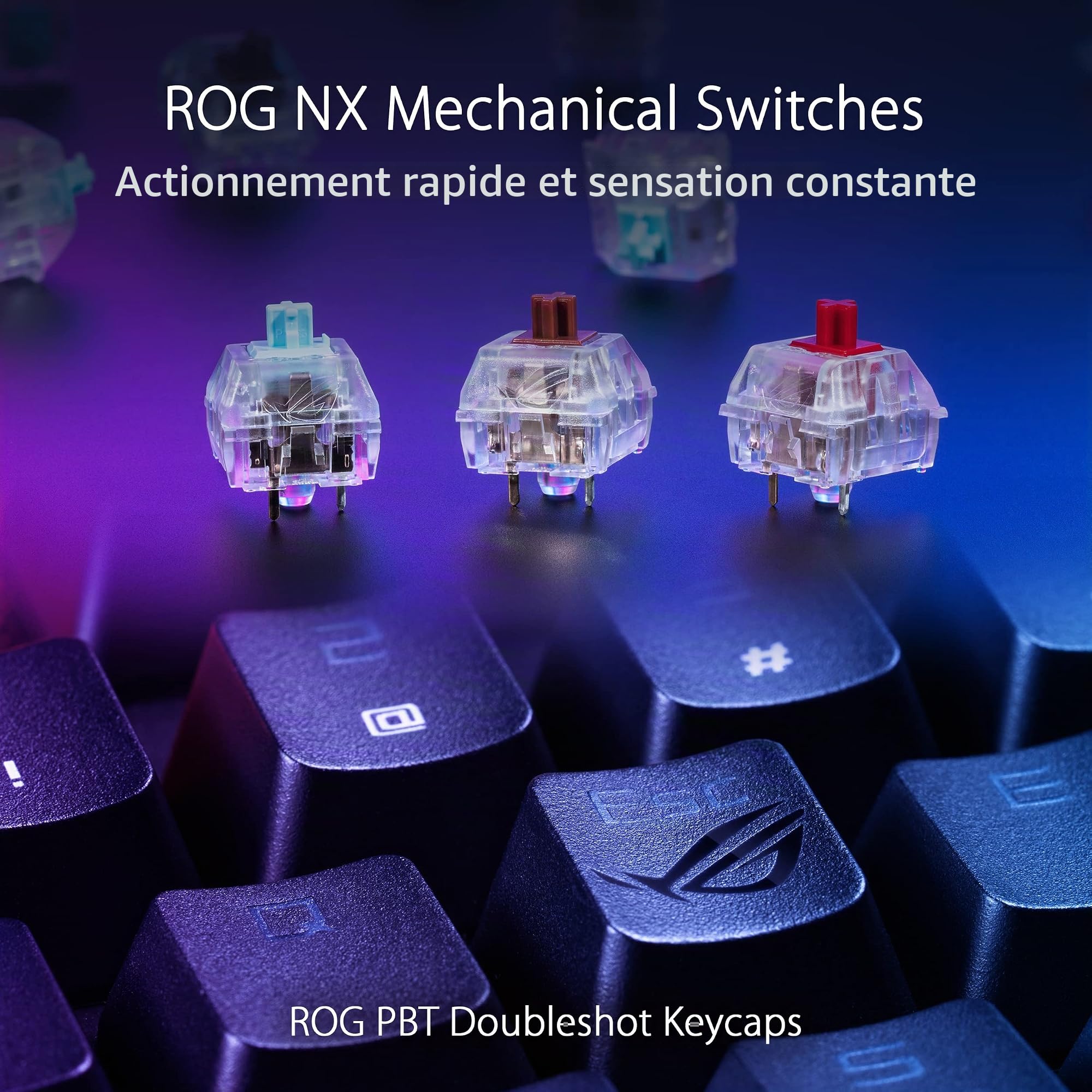 asus-rog-strix-flare-ii-clavier-m-canique-gaming-azerty-rog-nx-red image 3