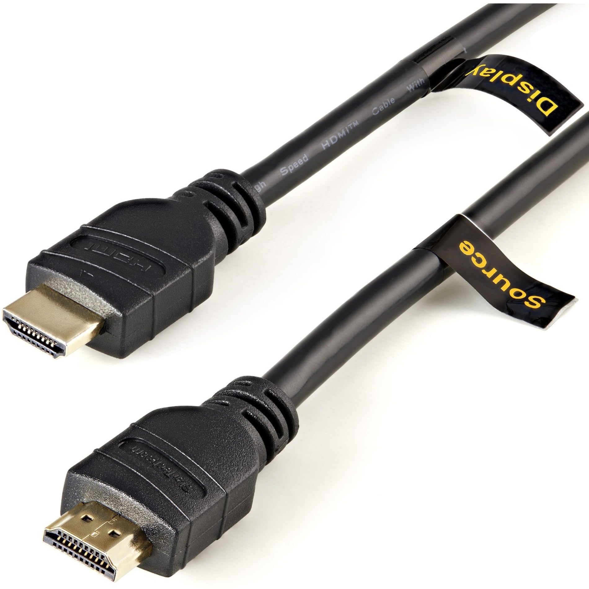 startech-com-c-ble-hdmi-actif-15-m-4k-30hz-cl2-mural-noir image 1