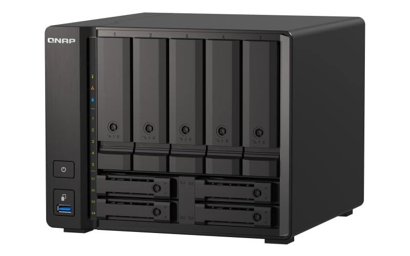 qnap-ts-h973ax-8g-serveur-nas-tower-9-baies-10gbe-amd image 6