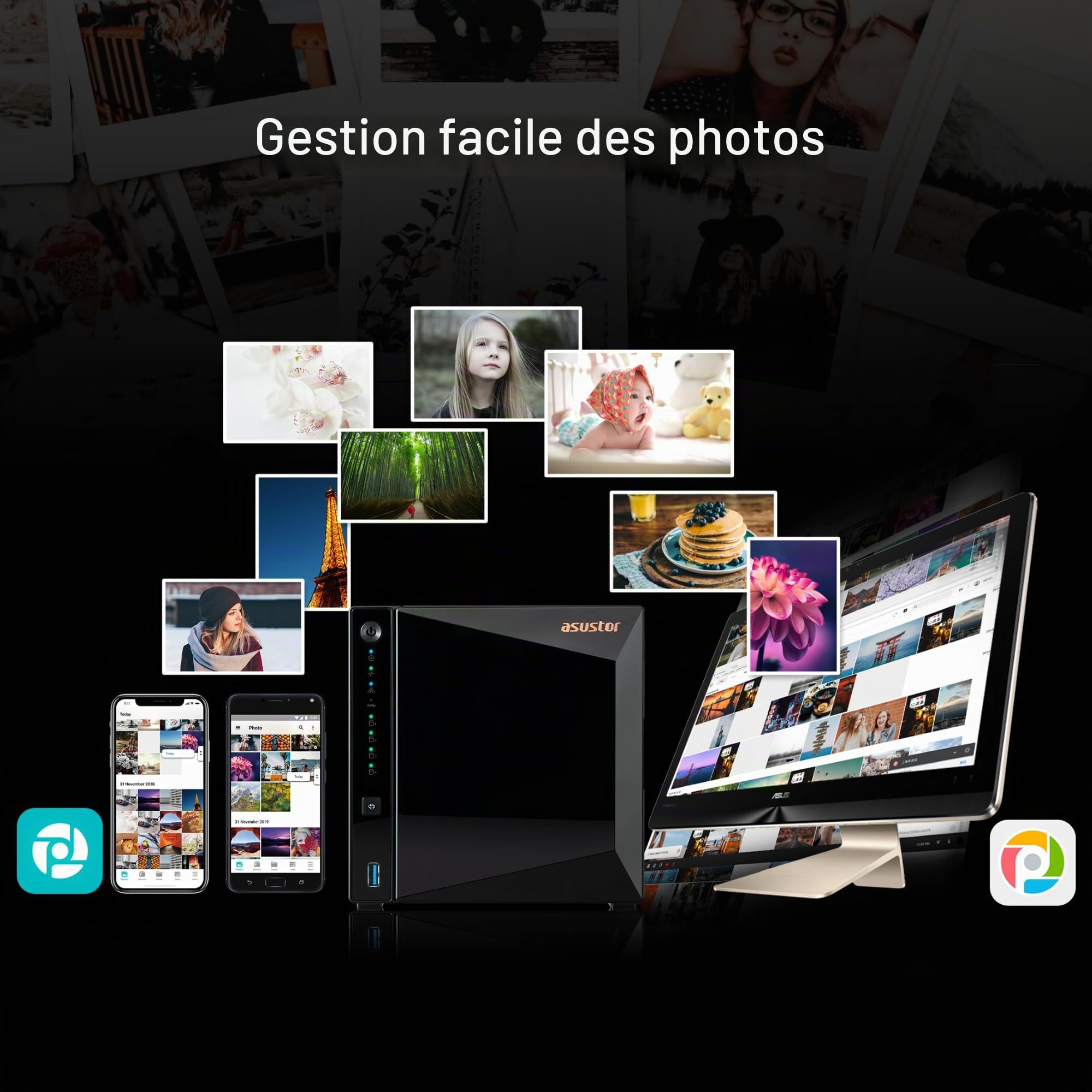 asustor-drivestor-4-pro-gen2-as3304t-v2-nas-4-baies-2-5-gbe-quad-core-diskless image 3