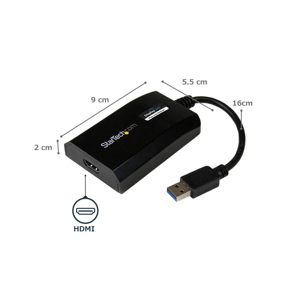 startech-com-usb32hdpro-adaptateur-carte-graphique-externe-usb-3-0-vers-hdmi-108 image 2