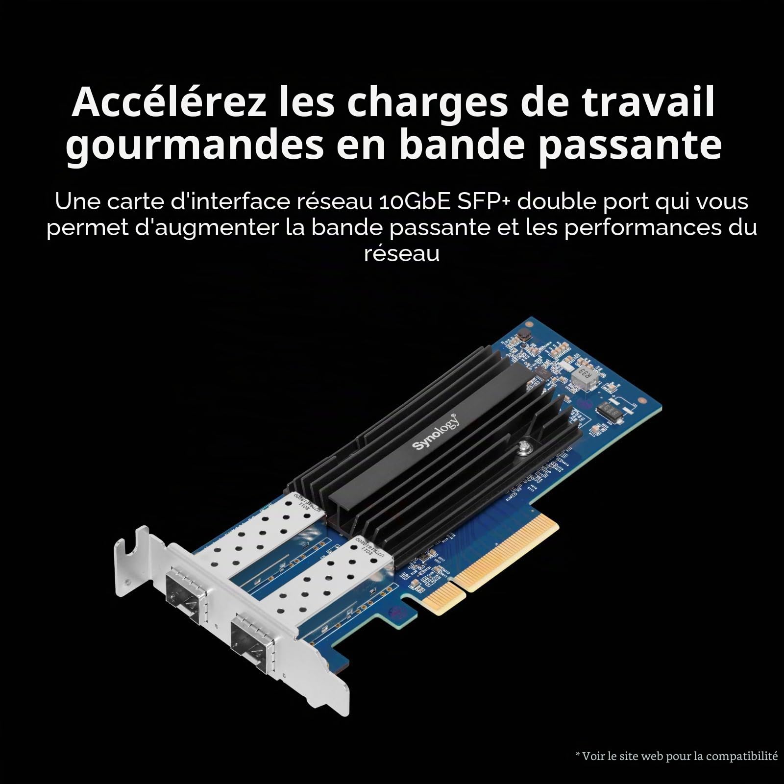 synology-e10g21-f2-carte-r-seau-pcie-2-ports-10gbe-sfp image 2